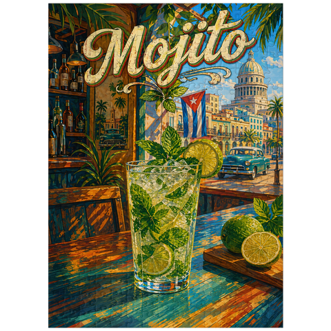 puzzleplate Havana Mojito - Tropical Sunshine 300 Jigsaw Puzzle