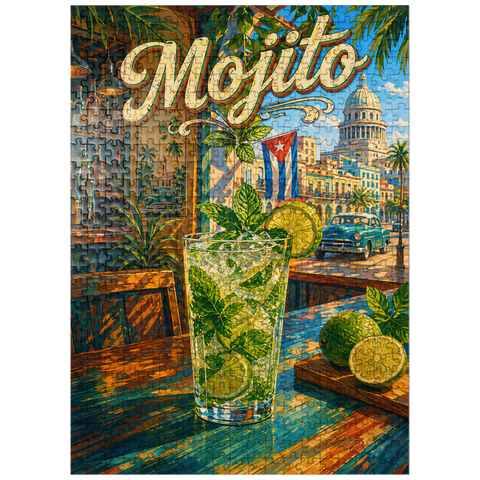 puzzleplate Havana Mojito - Tropical Sunshine 500 Jigsaw Puzzle
