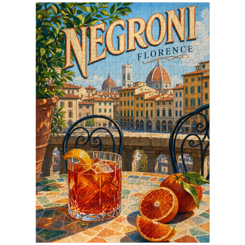 puzzleplate Negroni - Florence Terrace View 300 Jigsaw Puzzle