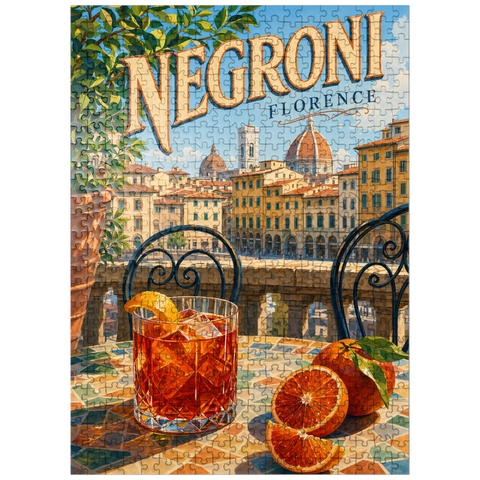 puzzleplate Negroni - Florence Terrace View 500 Jigsaw Puzzle