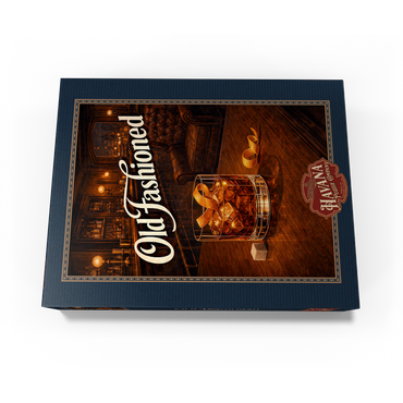Old Fashioned - Whiskey Bar Scene 500 Jigsaw Puzzle box view3