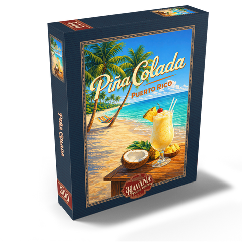 Piña Colada - Puerto Rico Tropical Beach 300 Jigsaw Puzzle box view2