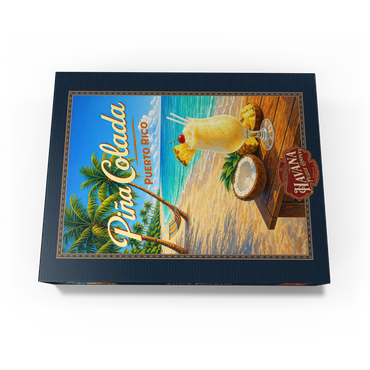 Piña Colada - Puerto Rico Tropical Beach 500 Jigsaw Puzzle box view3