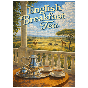 puzzleplate English Breakfast Tea - Safari Sunrise 300 Jigsaw Puzzle