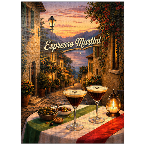 puzzleplate Espresso Martini - Lake Garda 1000 Jigsaw Puzzle