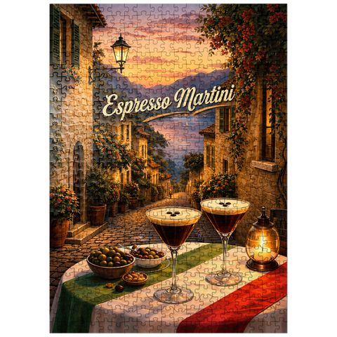 puzzleplate Espresso Martini - Lake Garda 500 Jigsaw Puzzle