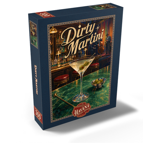 Dirty Martini - Jazz Bar Nightlife Scene 300 Jigsaw Puzzle box view2
