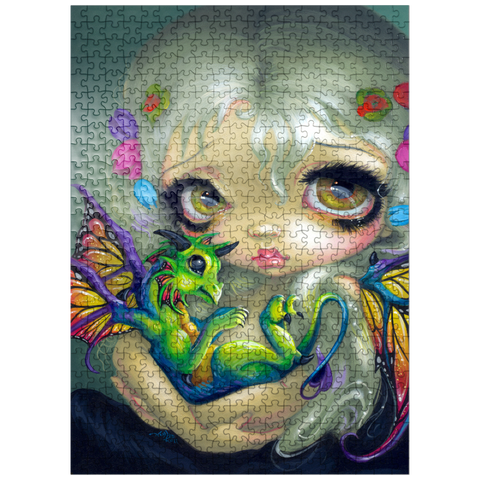 puzzleplate Darling Dragonling IV - Jasmine Becket-Griffith 500 Jigsaw Puzzle