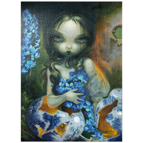puzzleplate Hyacinth Blue - Jasmine Becket-Griffith 1000 Jigsaw Puzzle