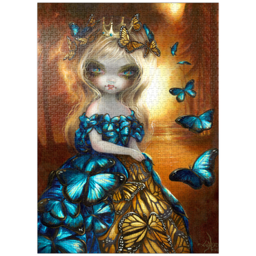 puzzleplate Monarch Butterfly Fairy - Jasmine Becket-Griffith 1000 Jigsaw Puzzle