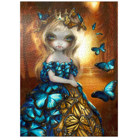 puzzleplate Monarch Butterfly Fairy - Jasmine Becket-Griffith 1000 Jigsaw Puzzle