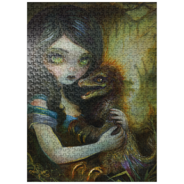 puzzleplate My Deinonychus - Jasmine Becket-Griffith 500 Jigsaw Puzzle
