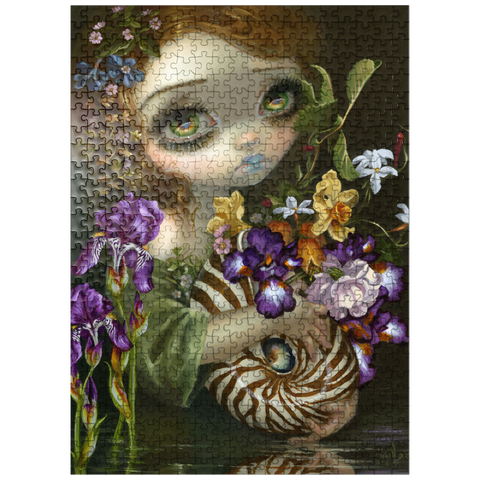puzzleplate Nautilus Bouquet - Jasmine Becket-Griffith 500 Jigsaw Puzzle