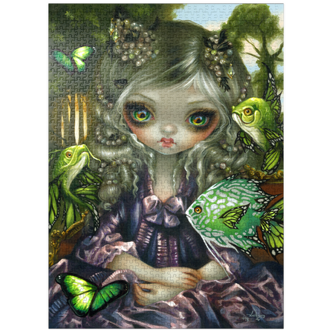 puzzleplate Poissons Volants: Les Poissons Verts - Jasmine Becket-Griffith 1000 Jigsaw Puzzle