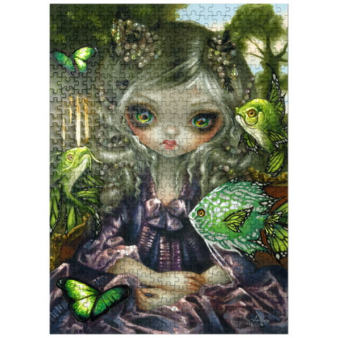 puzzleplate Poissons Volants: Les Poissons Verts - Jasmine Becket-Griffith 500 Jigsaw Puzzle