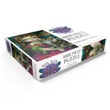 Princess with a Maine Coon Cat - Jasmine Becket-Griffith 1000 Jigsaw Puzzle box view1
