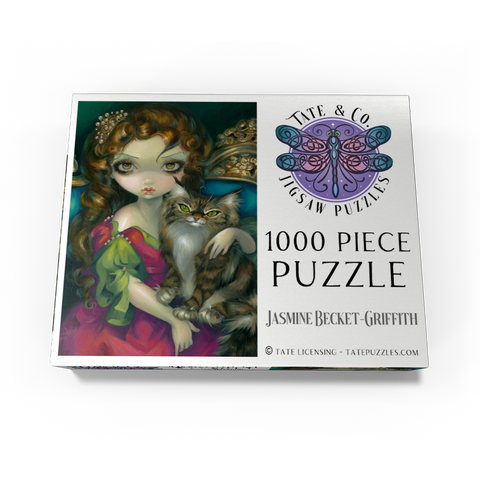 Princess with a Maine Coon Cat - Jasmine Becket-Griffith 1000 Jigsaw Puzzle box view3