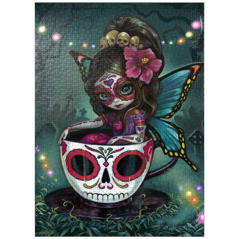 puzzleplate Spirit Cafe: Cupe of Sugar - Jasmine Becket-Griffith 1000 Jigsaw Puzzle