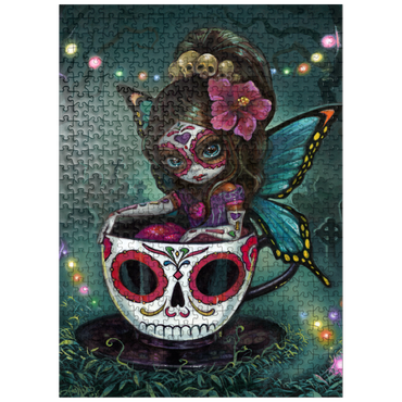 puzzleplate Spirit Cafe: Cupe of Sugar - Jasmine Becket-Griffith 500 Jigsaw Puzzle