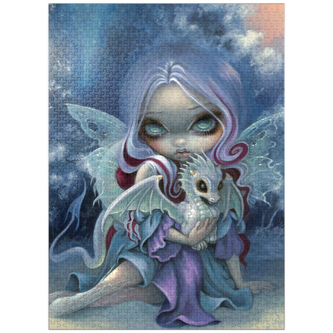 puzzleplate Wintry Dragonling Fairy - Jasmine Becket-Griffith 1000 Jigsaw Puzzle