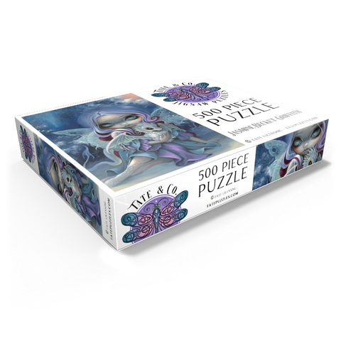 Wintry Dragonling Fairy - Jasmine Becket-Griffith 500 Jigsaw Puzzle box view1