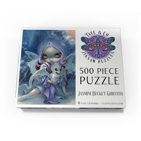 Wintry Dragonling Fairy - Jasmine Becket-Griffith 500 Jigsaw Puzzle box view3