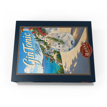 Gin Tonic - Ibiza Coastal View 1000 Jigsaw Puzzle box view3