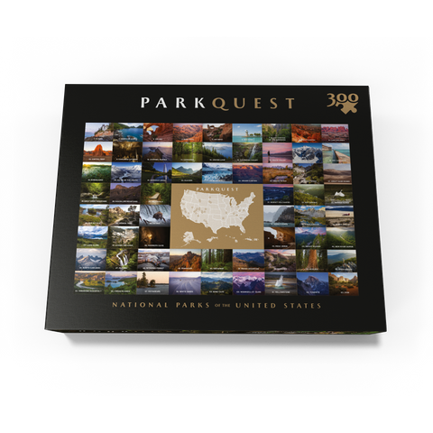 ParkQuest All 63 U.S. National Parks Photography 300 Jigsaw Puzzle box view3