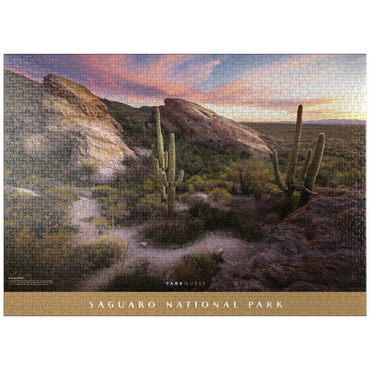 puzzleplate Saguaro National Park: Javalina Rocks 1000 Jigsaw Puzzle