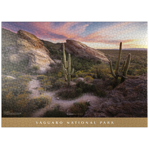 puzzleplate Saguaro National Park: Javalina Rocks 1000 Jigsaw Puzzle