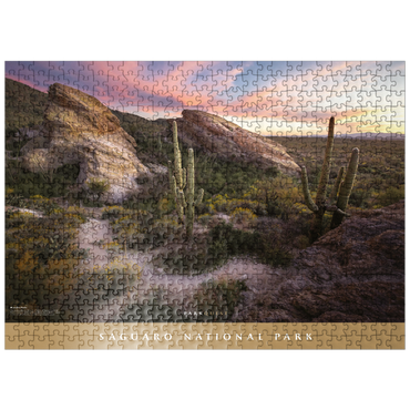 puzzleplate Saguaro National Park: Javalina Rocks 500 Jigsaw Puzzle