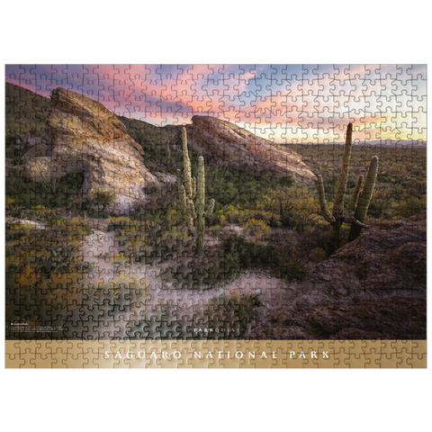 puzzleplate Saguaro National Park: Javalina Rocks 500 Jigsaw Puzzle