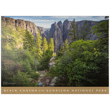 puzzleplate Black Canyon of the Gunnison National Park: Gunnison Route 1000 Jigsaw Puzzle