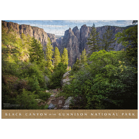 puzzleplate Black Canyon of the Gunnison National Park: Gunnison Route 300 Jigsaw Puzzle