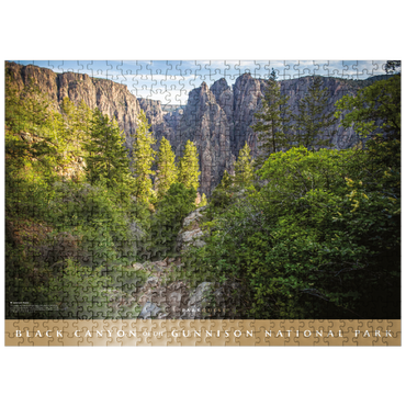 puzzleplate Black Canyon of the Gunnison National Park – Gunnison Route 500 Jigsaw Puzzle