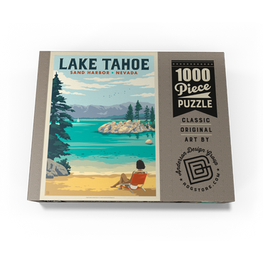 Lake Tahoe: Sand Harbor Sunbathing 1000 Jigsaw Puzzle box view3