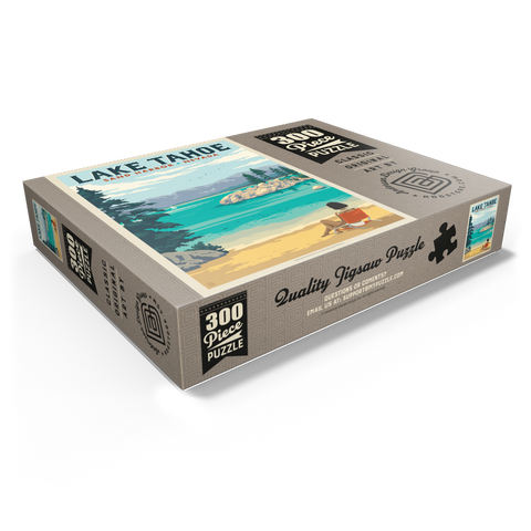Lake Tahoe: Sand Harbor Sunbathing 300 Jigsaw Puzzle box view1