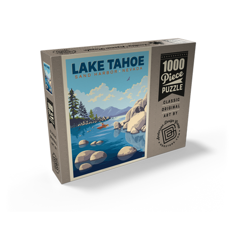 Lake Tahoe: Sand Harbor Kayaker 1000 Jigsaw Puzzle box view2