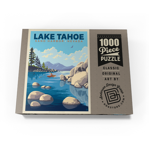 Lake Tahoe: Sand Harbor Kayaker 1000 Jigsaw Puzzle box view3