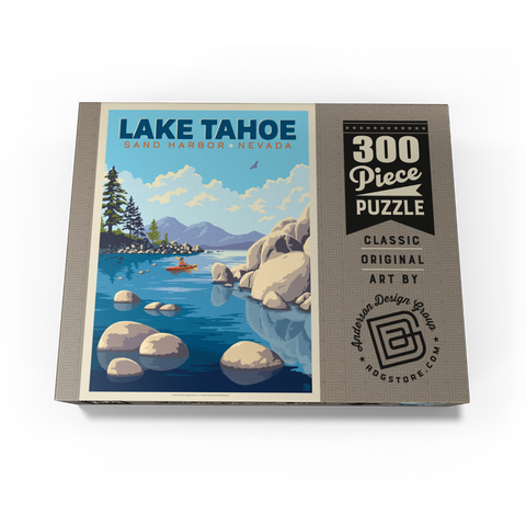 Lake Tahoe: Sand Harbor Kayaker 300 Jigsaw Puzzle box view3