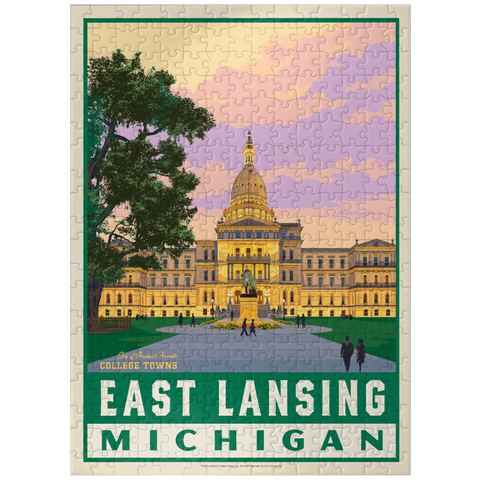 puzzleplate American College Towns: East Lancing, MI 300 Jigsaw Puzzle