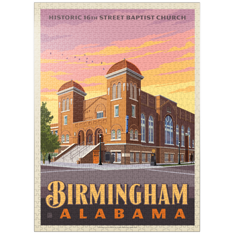 puzzleplate Birmingham, AL: 16th Street Baptist Church 1000 Jigsaw Puzzle