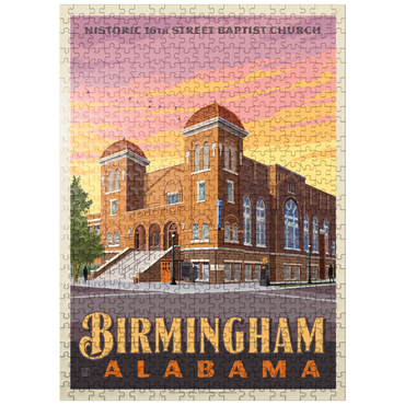 puzzleplate Birmingham, AL: 16th Street Baptist Church 500 Jigsaw Puzzle