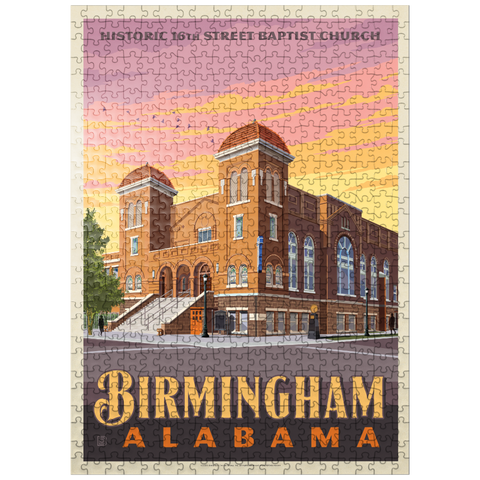 puzzleplate Birmingham, AL: 16th Street Baptist Church 500 Jigsaw Puzzle