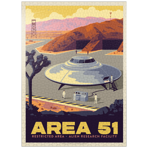 puzzleplate Area 51 Alien Research Facility 1000 Jigsaw Puzzle