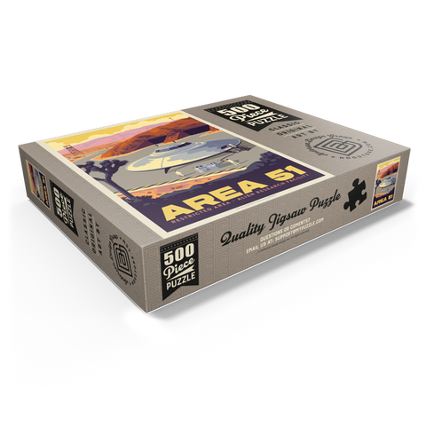Area 51 Alien Research Facility 500 Jigsaw Puzzle box view1