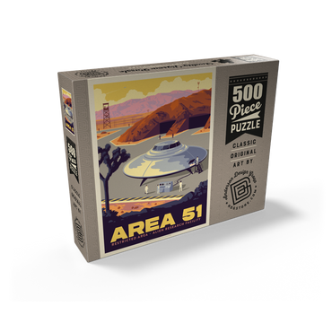 Area 51 Alien Research Facility 500 Jigsaw Puzzle box view2