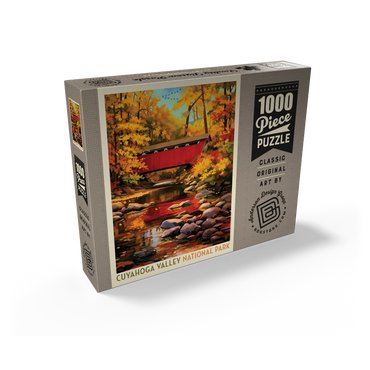 Cuyahoga Valley National Park: Covered Bridge 1000 Jigsaw Puzzle box view2