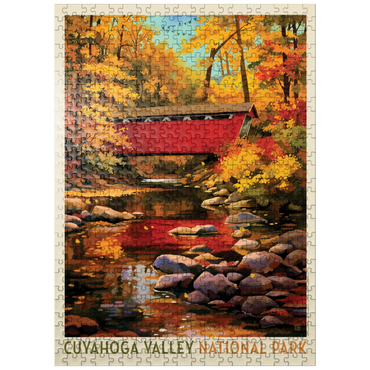 puzzleplate Cuyahoga Valley National Park: Covered Bridge 500 Jigsaw Puzzle
