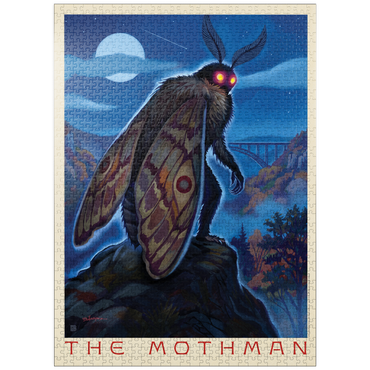 puzzleplate Legends Of The National Parks: MothMan Visitation 1000 Jigsaw Puzzle